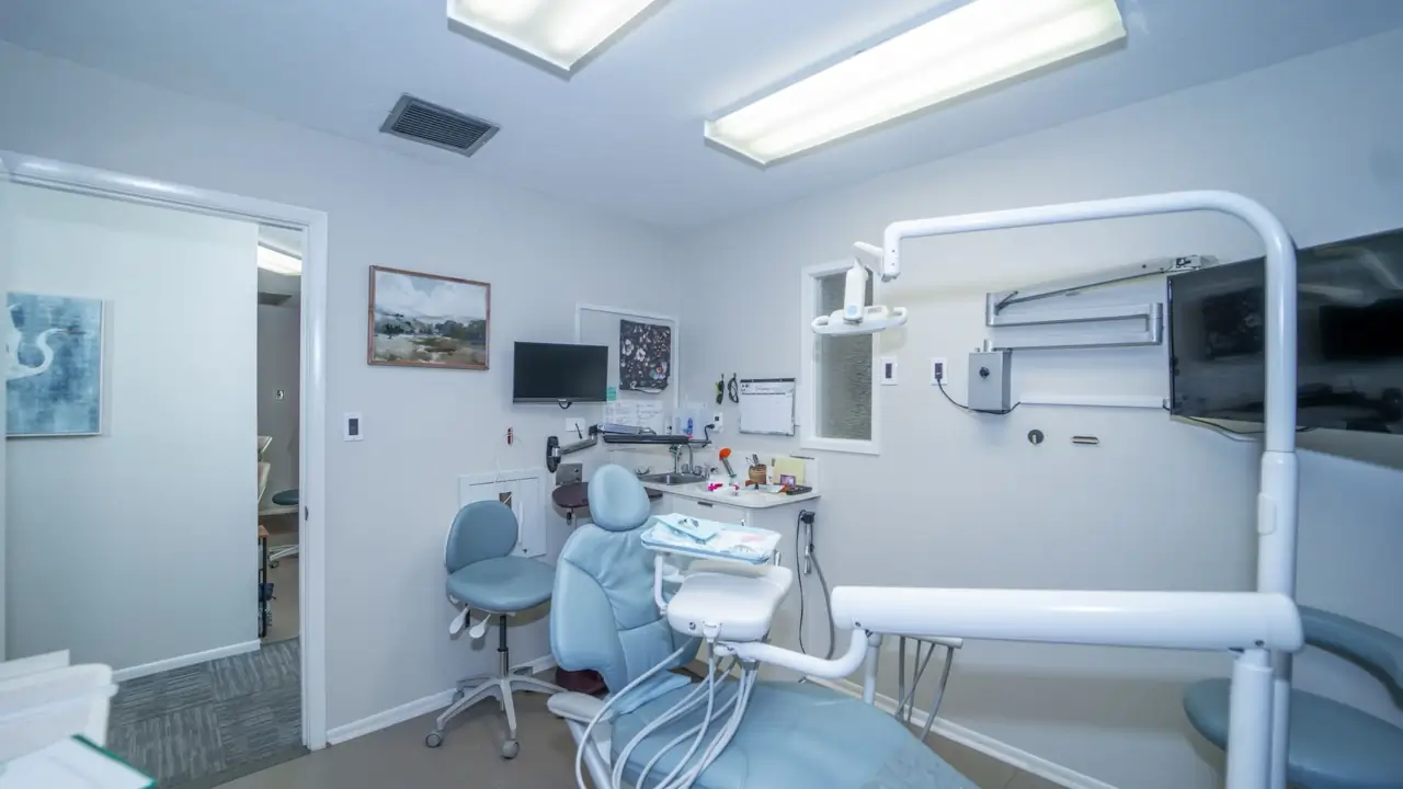Modern dental treatment room at Lefton Family Dentistry