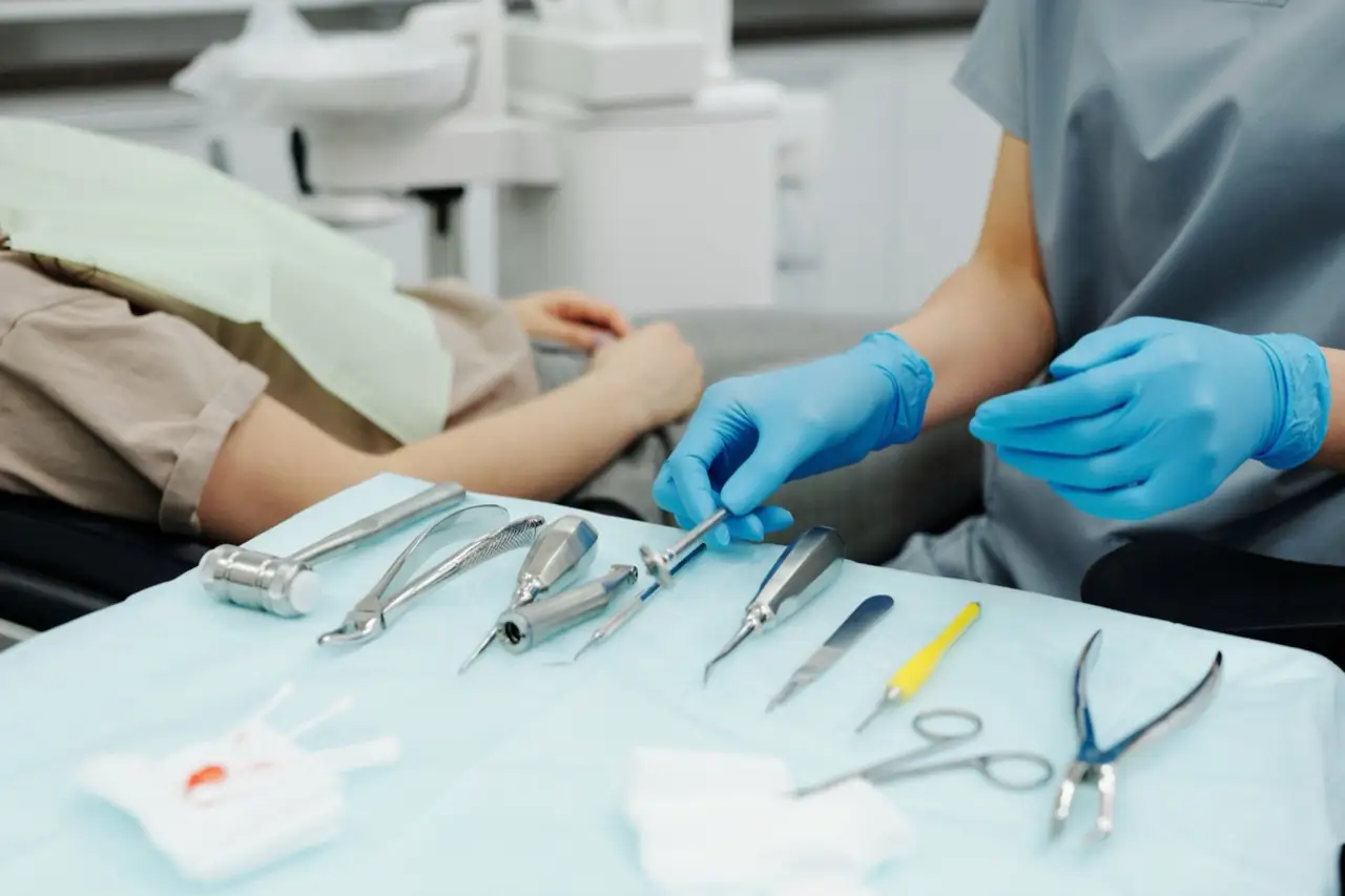 Dental team preparing for a patient visit